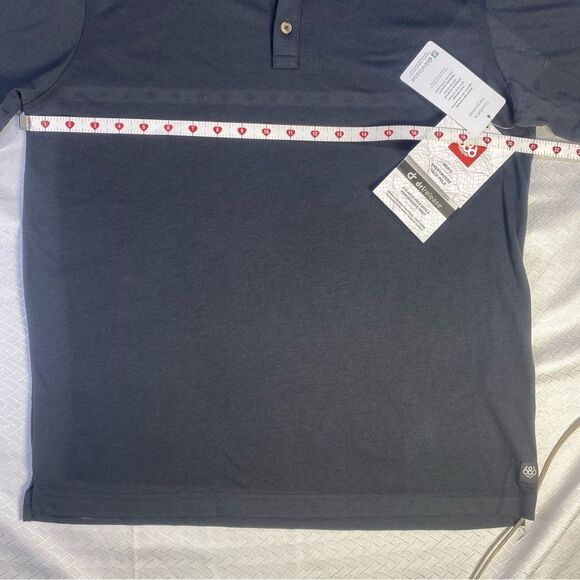 686 Men’s Everywhere Tech Polo Black Polo Shirt Size-Medium - Picture 8 of 13